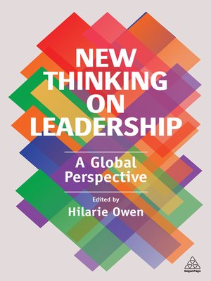 cover image of New Thinking on Leadership